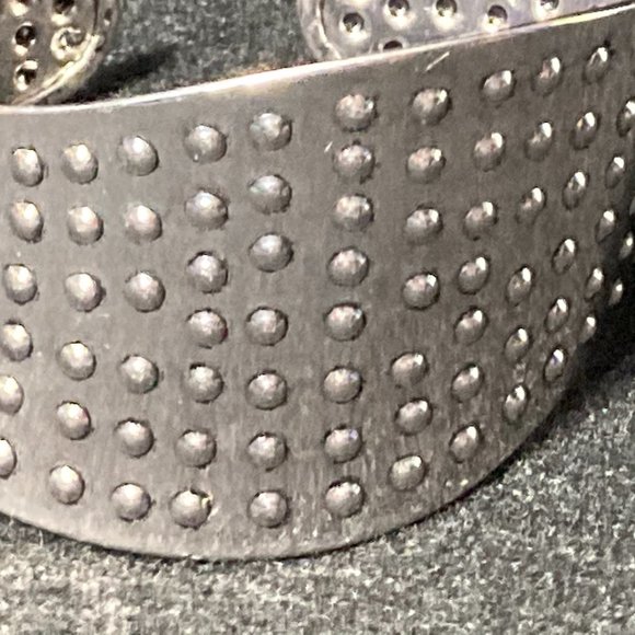 Set of 4 Silver Toned Light Studded Cuff Bracelets - Picture 8 of 14